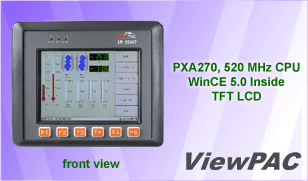 ViewPAC Programmable Controller 
with display and I/O all in one