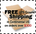 free shipping on Online Orders over $300