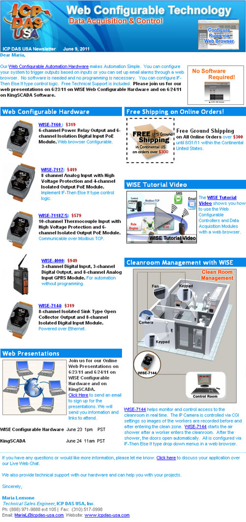 Web Configurable Technology