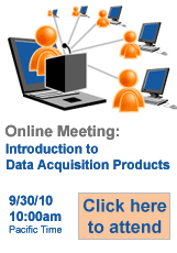 Online Meeting on Data Acquisition. Please join!
